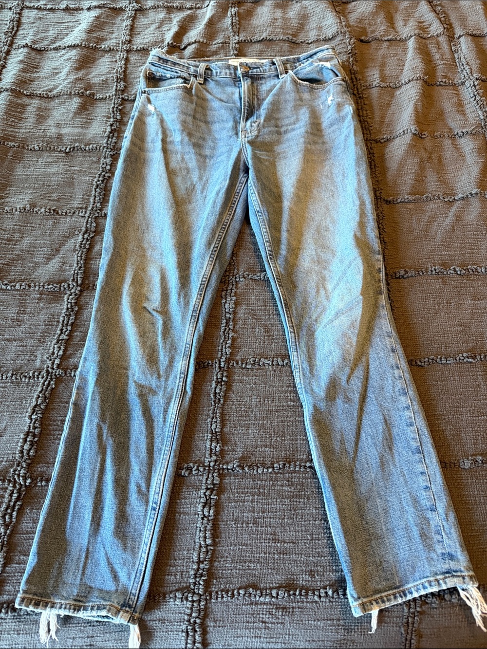 Abercrombie & Fitch Light Blue Straight Leg Jeans